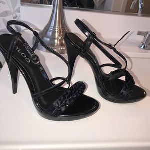 Aldo black 6 1/2 high heel